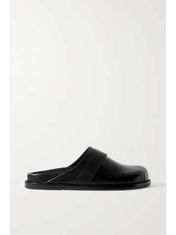 PORTE & PAIRE + Frankie Shop Slippers aus Leder