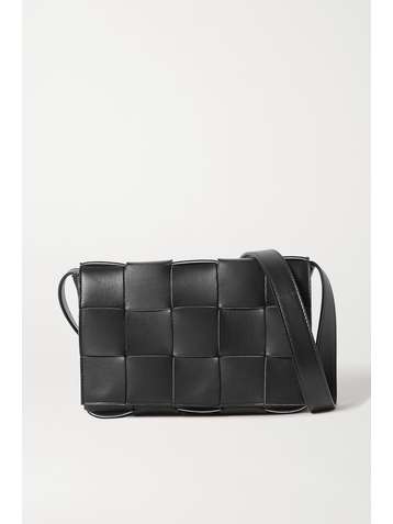 BOTTEGA VENETA Cassette intrecciato leather shoulder bag