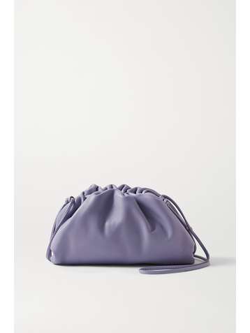 BOTTEGA VENETA The Pouch small gathered leather clutch