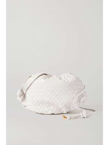 BOTTEGA VENETA The Small Bulb gathered intrecciato leather shoulder bag