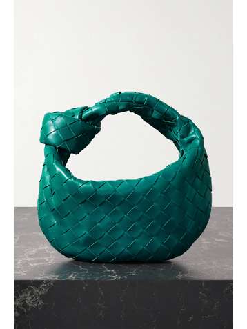 BOTTEGA VENETA Jodie mini knotted intrecciato leather tote