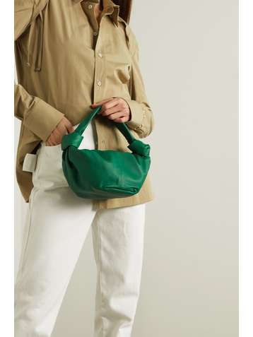 BOTTEGA VENETA Mini knotted leather tote