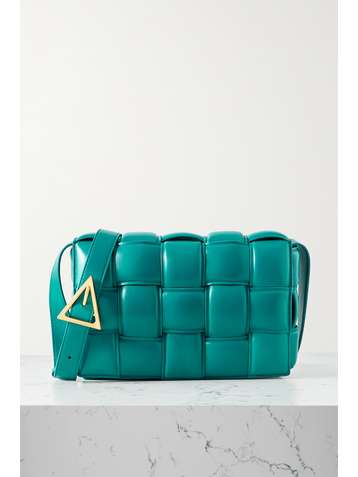 BOTTEGA VENETA Cassette padded intrecciato leather shoulder bag