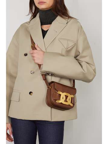 TOD'S Mini embellished leather shoulder bag
