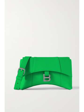 BALENCIAGA Hourglass XS Tote aus strukturiertem Leder