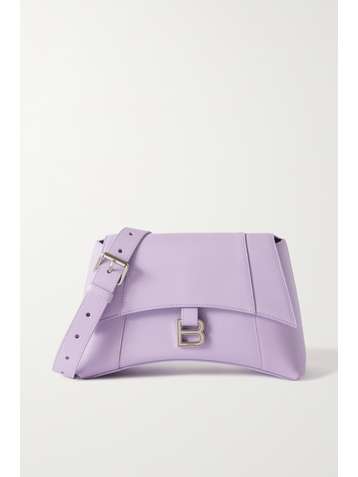 BALENCIAGA Hourglass kleine Tote aus strukturiertem Leder