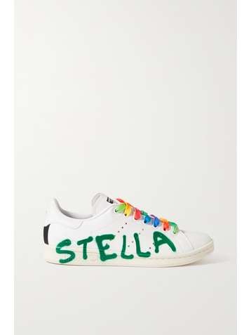 STELLA MCCARTNEY + Ed Curtis + adidas Originals Stan Smith printed vegan leather sneakers
