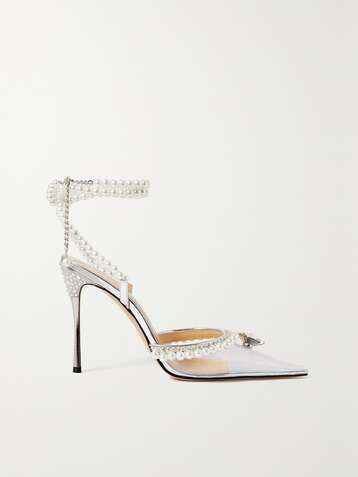 MACH & MACH Escarpins en cuir verni et en PVC à ornements Diamond of Elizabeth