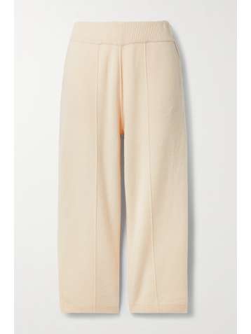 LOVESHACKFANCY Foxglove cashmere track pants