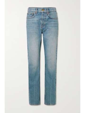 B SIDES Marcel high-rise straight-leg jeans