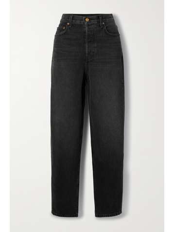 B SIDES Claude high-rise tapered jeans