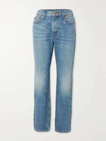 B SIDES Jean droit taille mi-haute Arts