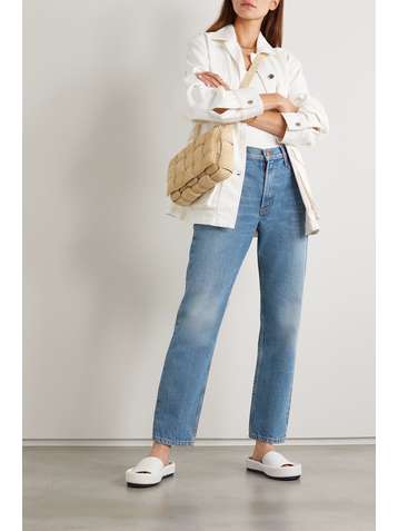 B SIDES Jean droit taille mi-haute Arts