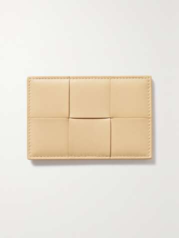 BOTTEGA VENETA Porte-cartes en cuir intrecciato Cassette