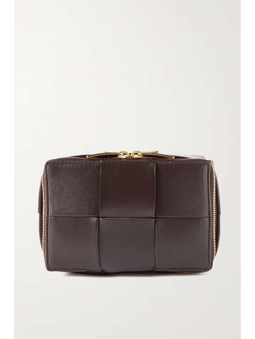 BOTTEGA VENETA Intrecciato leather cosmetics case