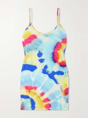 EYWASOULS MALIBU Mini-robe en jersey de coton biologique tie & dye Juliette