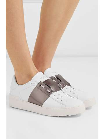 VALENTINO Valentino Garavani two-tone leather sneakers