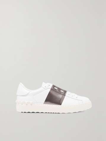 VALENTINO Valentino Garavani two-tone leather sneakers