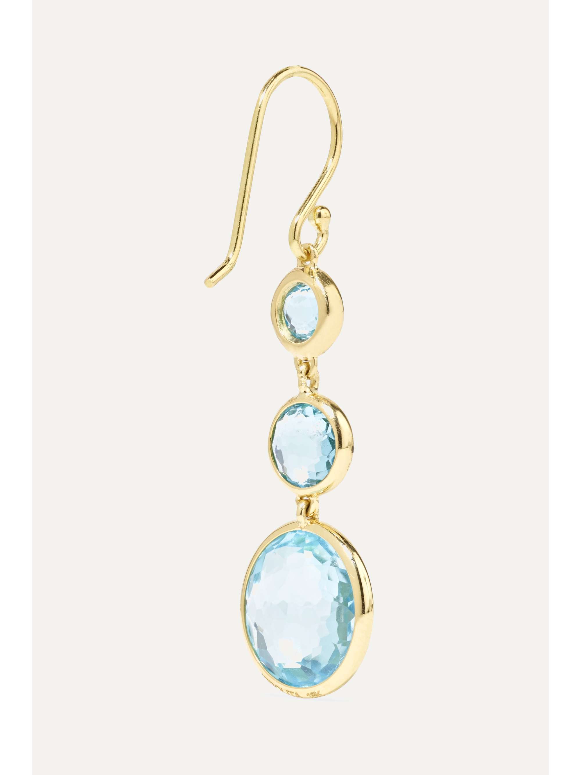 IPPOLITA Lollipop 18-karat gold topaz earrings