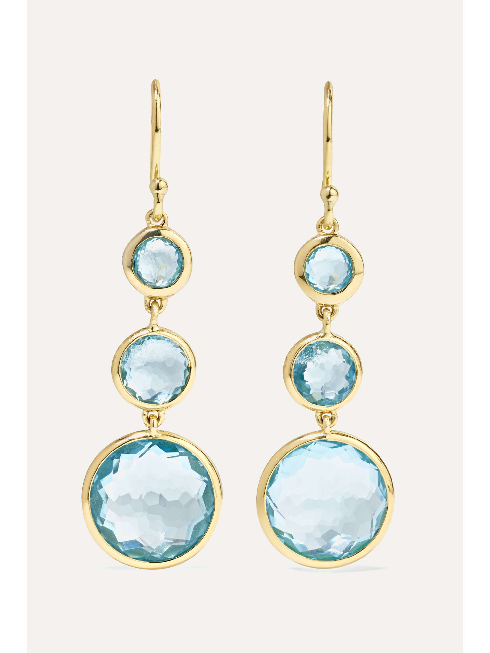 IPPOLITA Lollipop 18-karat gold topaz earrings