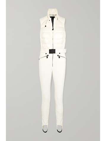 MONCLER GRENOBLE Belted quilted ski suit