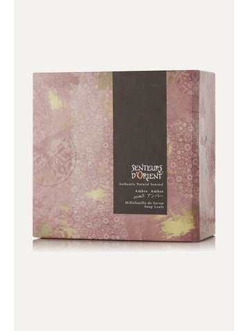 SENTEURS D'ORIENT + NET SUSTAIN Amber Soap Leafs, 30 x 3.5g