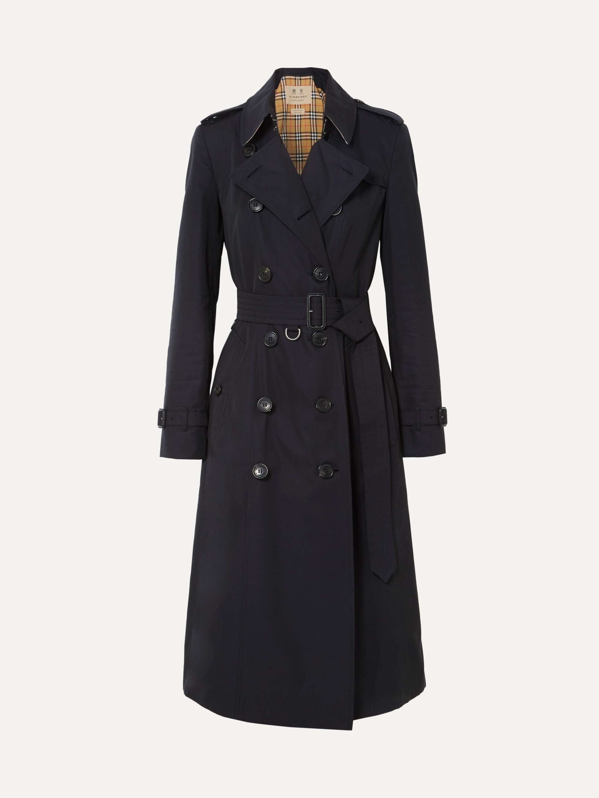 BURBERRY The Chelsea cotton-gabardine trench coat | NET-A-PORTER