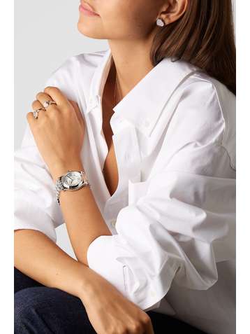 CHOPARD Happy Sport Automatic 36mm stainless steel and diamond watch