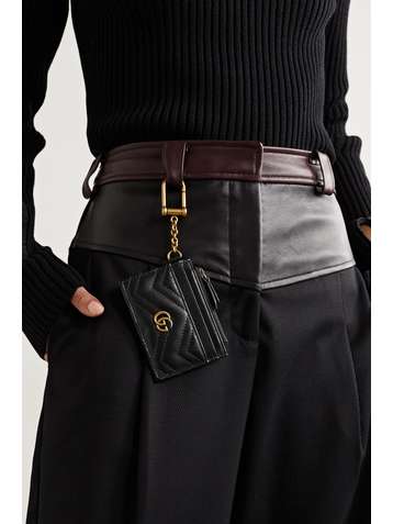 GUCCI GG Marmont quilted leather cardholder