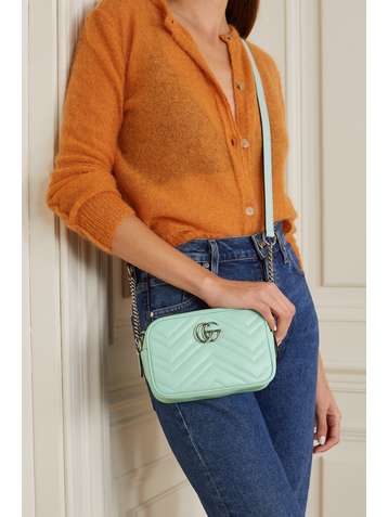 GUCCI GG Marmont Camera mini quilted leather shoulder bag