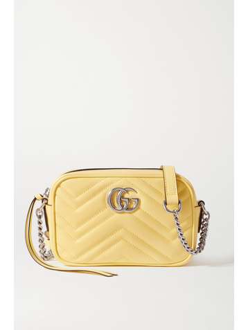 GUCCI GG Marmont Camera mini quilted leather shoulder bag