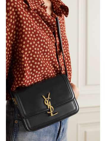 SAINT LAURENT Solferino small leather shoulder bag