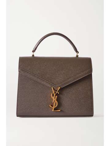 SAINT LAURENT Cassandra medium textured-leather tote