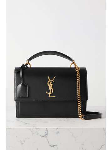 SAINT LAURENT Sac porté épaule en cuir Sunset Medium