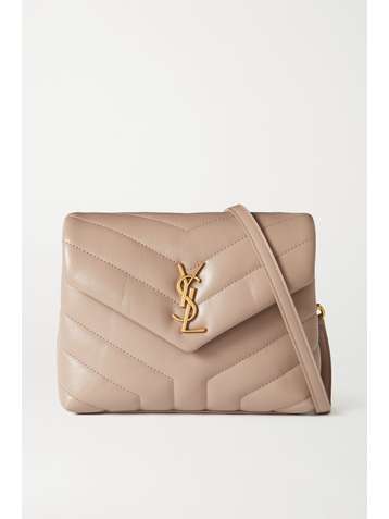 SAINT LAURENT Sac porté épaule en cuir matelassé Loulou Toy