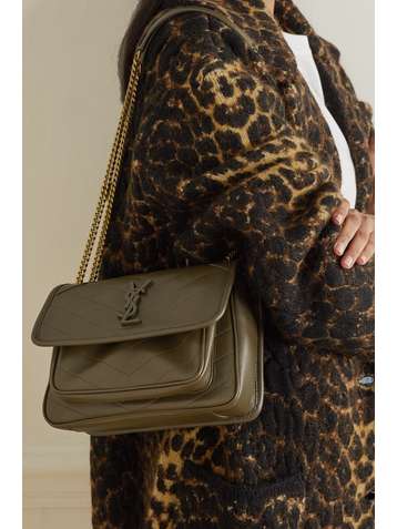 SAINT LAURENT Niki Baby mini quilted leather shoulder bag