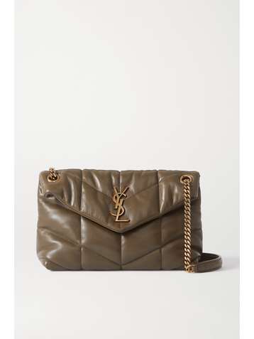 SAINT LAURENT Loulou Puffer small quilted leather shoulder bag