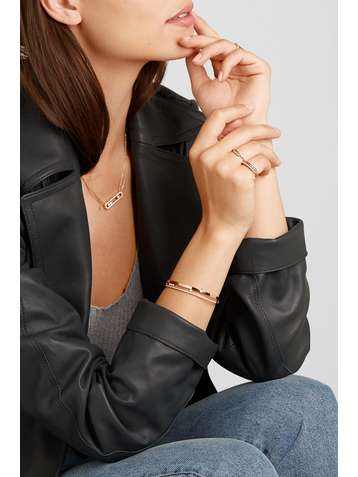 MESSIKA Move Uno 18-karat rose gold diamond ring