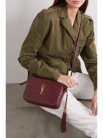 SAINT LAURENT Lou quilted leather shoulder bag
