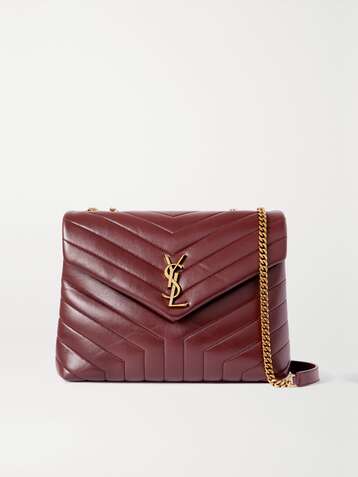 SAINT LAURENT Sac porté épaule en cuir matelassé Loulou Medium
