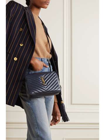 SAINT LAURENT Lou quilted leather shoulder bag