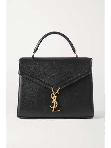 SAINT LAURENT Cassandra medium textured-leather tote