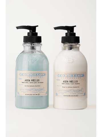 C.O. BIGELOW Iconic Collection Hand Wash and Body Lotion Set - Aqua Mellis
