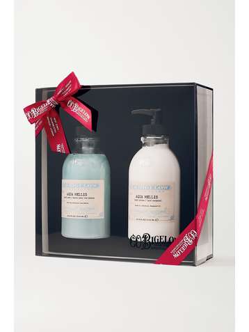 C.O. BIGELOW Iconic Collection Hand Wash and Body Lotion Set - Aqua Mellis