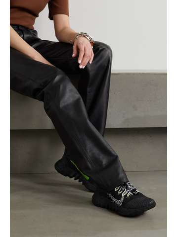 NIKE Space Hippie stretch-knit sneakers