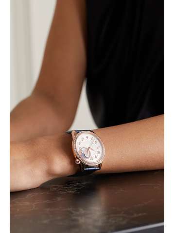 VACHERON CONSTANTIN Egérie Automatic Moon-Phase 37mm 18-karat pink gold and diamond watch