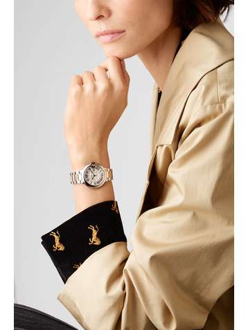 CARTIER Ballon Bleu de Cartier Automatic 33mm 18-karat gold and stainless steel watch