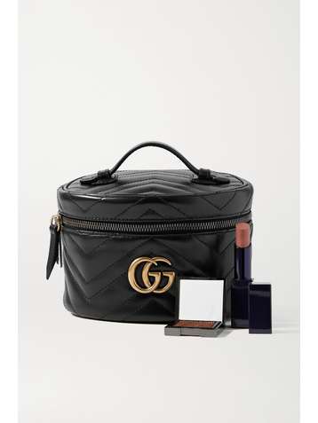 GUCCI GG Marmont quilted leather cosmetics case