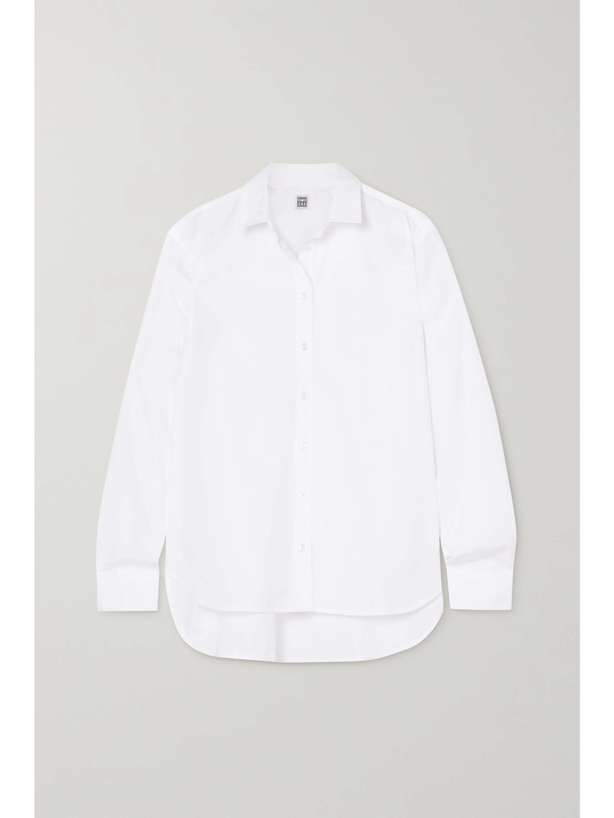mens white poplin shirt