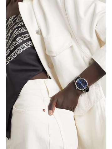 IWC SCHAFFHAUSEN Portofino Automatic Moon Phase 40mm stainless steel and alligator watch